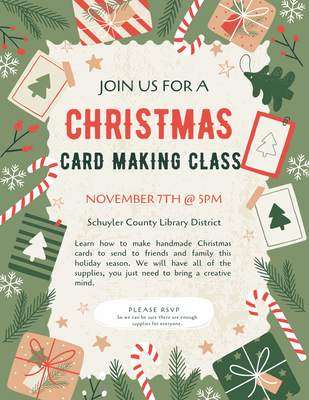 Christmas Card Making Class