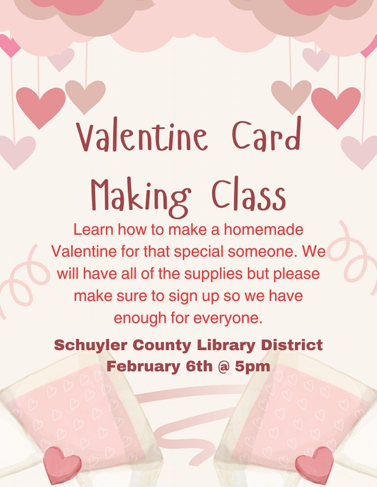 Valentine Card Making Class